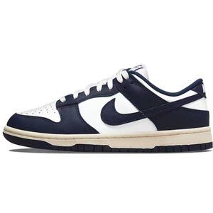 Nike Skate Shoes Dunk Low white blue men's casual sneakers